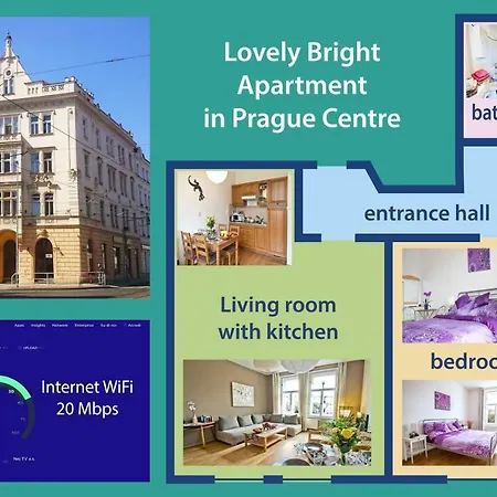 Vysehrad Bright Apt דירה